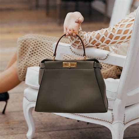 fendi small peekaboo satchel|fendi peekaboo suede.